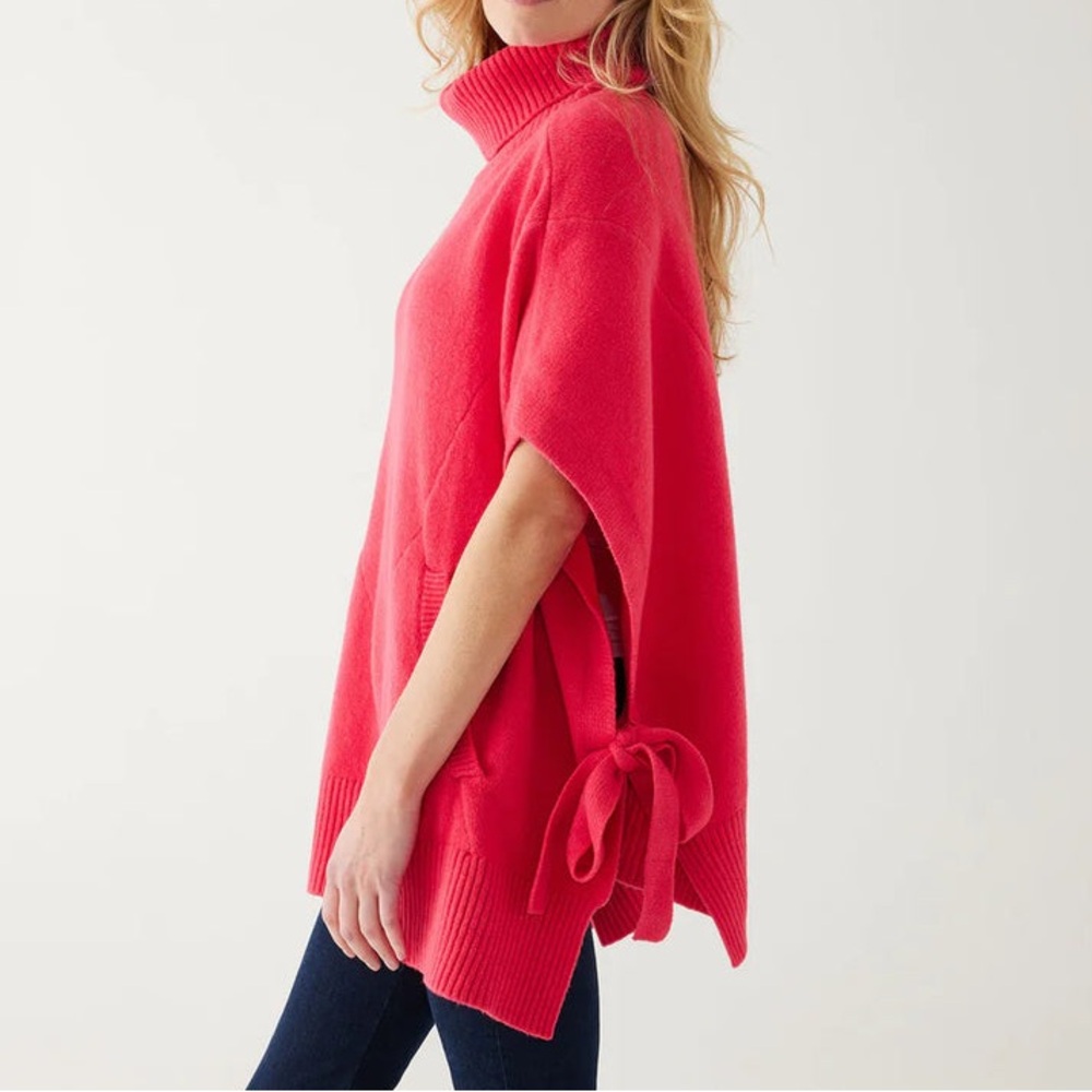 MERSEA Pink side-tie poncho 🩷